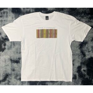 Upper Playground White Graphic Short Sleeve T-Shirt